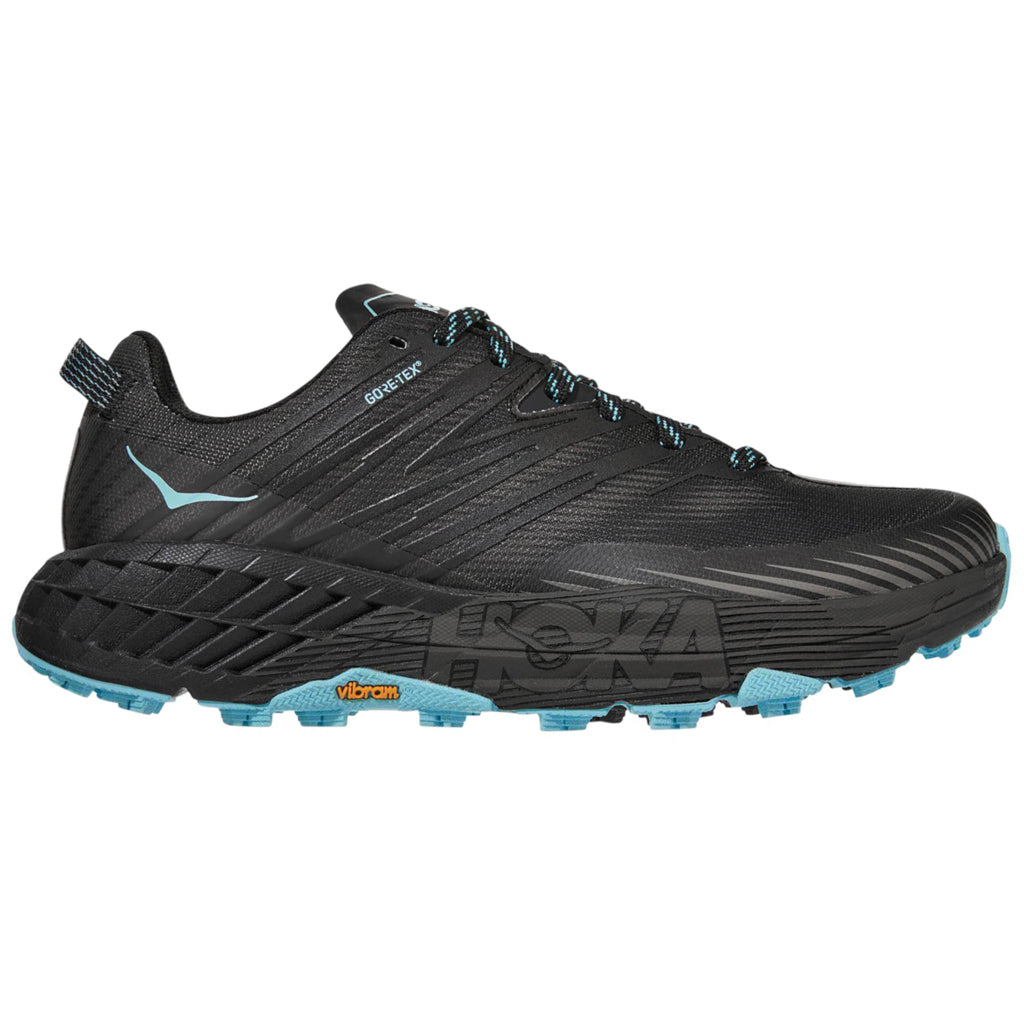 Hoka One One Speedgoat 4 GTX Mesh Women's Low-Top Trail Trainers#color_anthracite dark gull grey