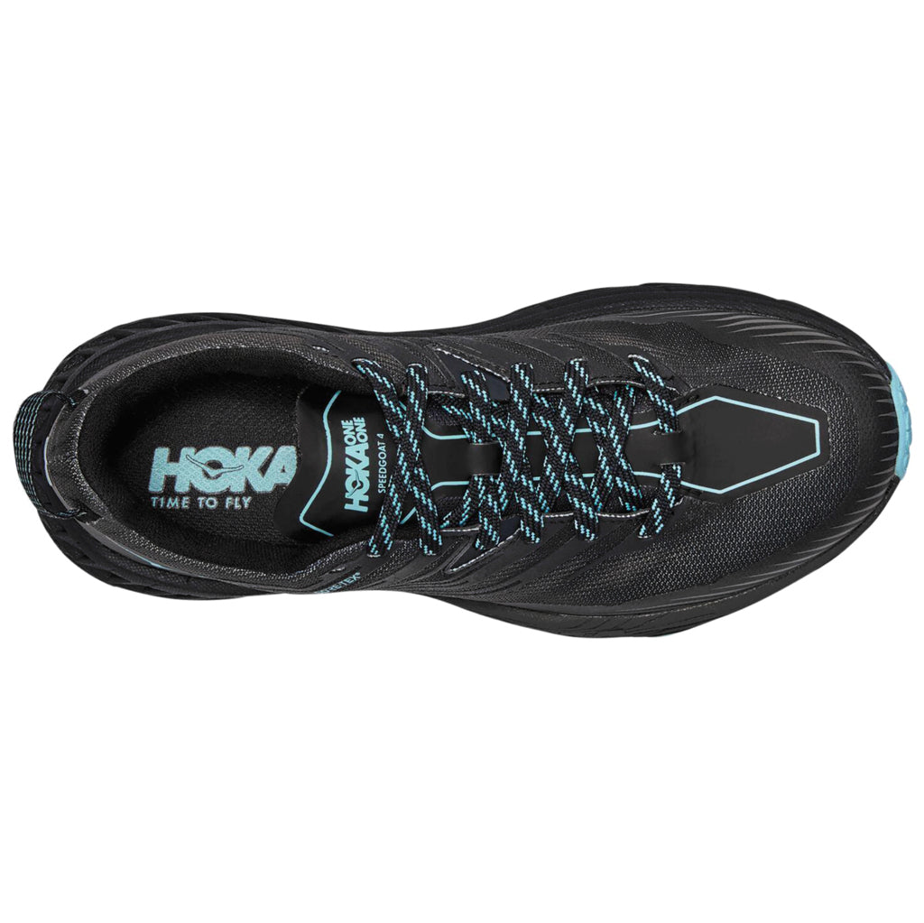 Hoka One One Speedgoat 4 GTX Mesh Women's Low-Top Trail Trainers#color_anthracite dark gull grey