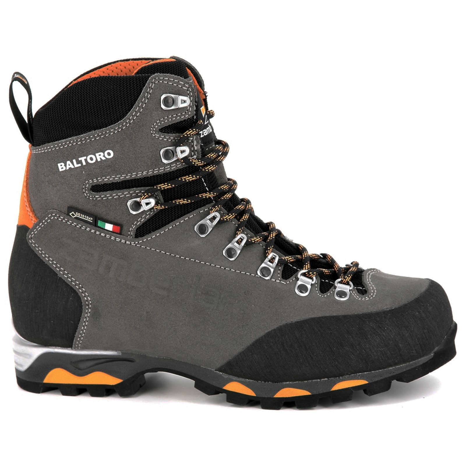 Zamberlan 1000 Baltoro GTX Suede Leather Men's Waterproof Hiking Boots#color_graphite black