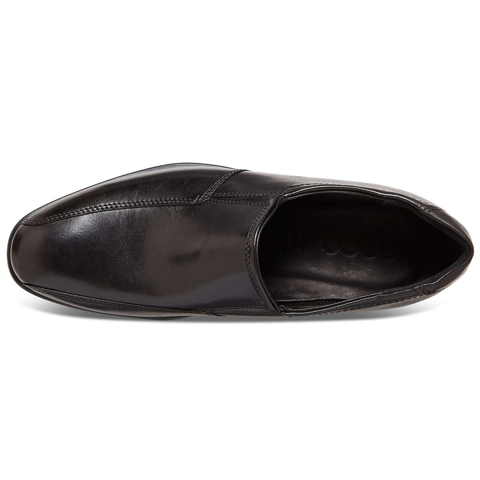 Ecco Melbourne 621654 Leather Mens Shoes#color_black