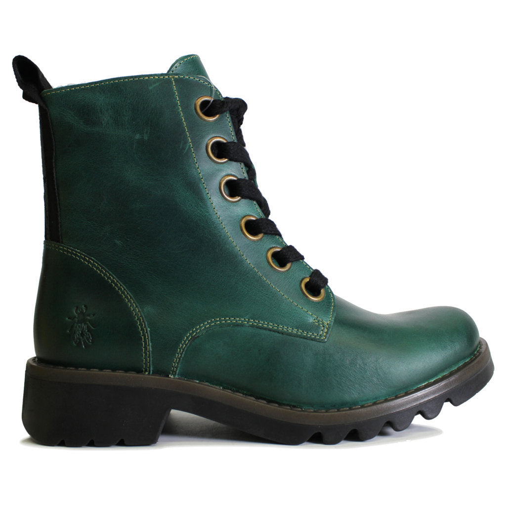 Fly London RAGI539FLY Rug Leather Womens Boots#color_shamrock green