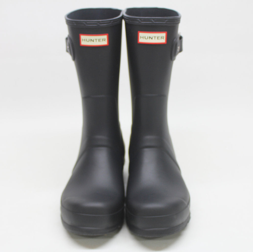 Hunter Mens Boots Original Short Casual Buckle Wellington Rubber - UK 9