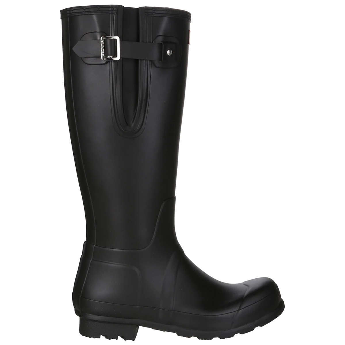Hunter Original Side Adjustable Rubber Men's Tall Wellington Boots#color_black