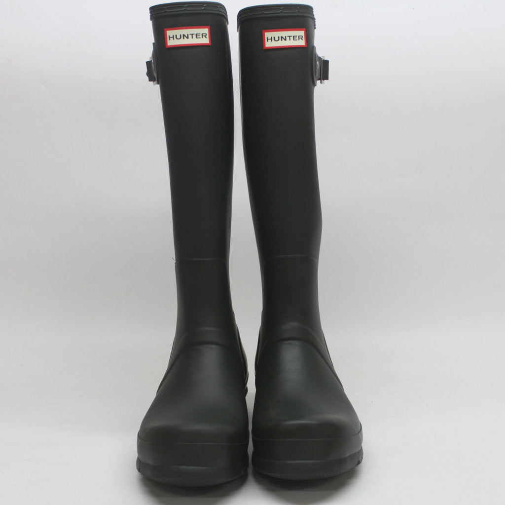 Hunter Mens Boots Original Side Adjustable Casual Buckle Wellington Rubber - UK 10