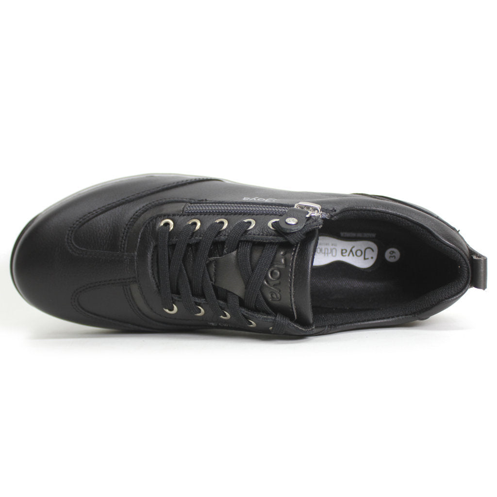 Joya Laura Leather Womens Shoes#color_black
