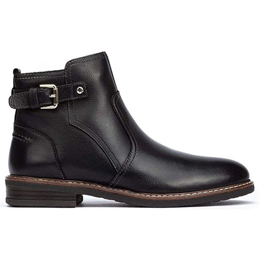 Pikolinos Aldaya W8J Leather Womens Boots#color_black