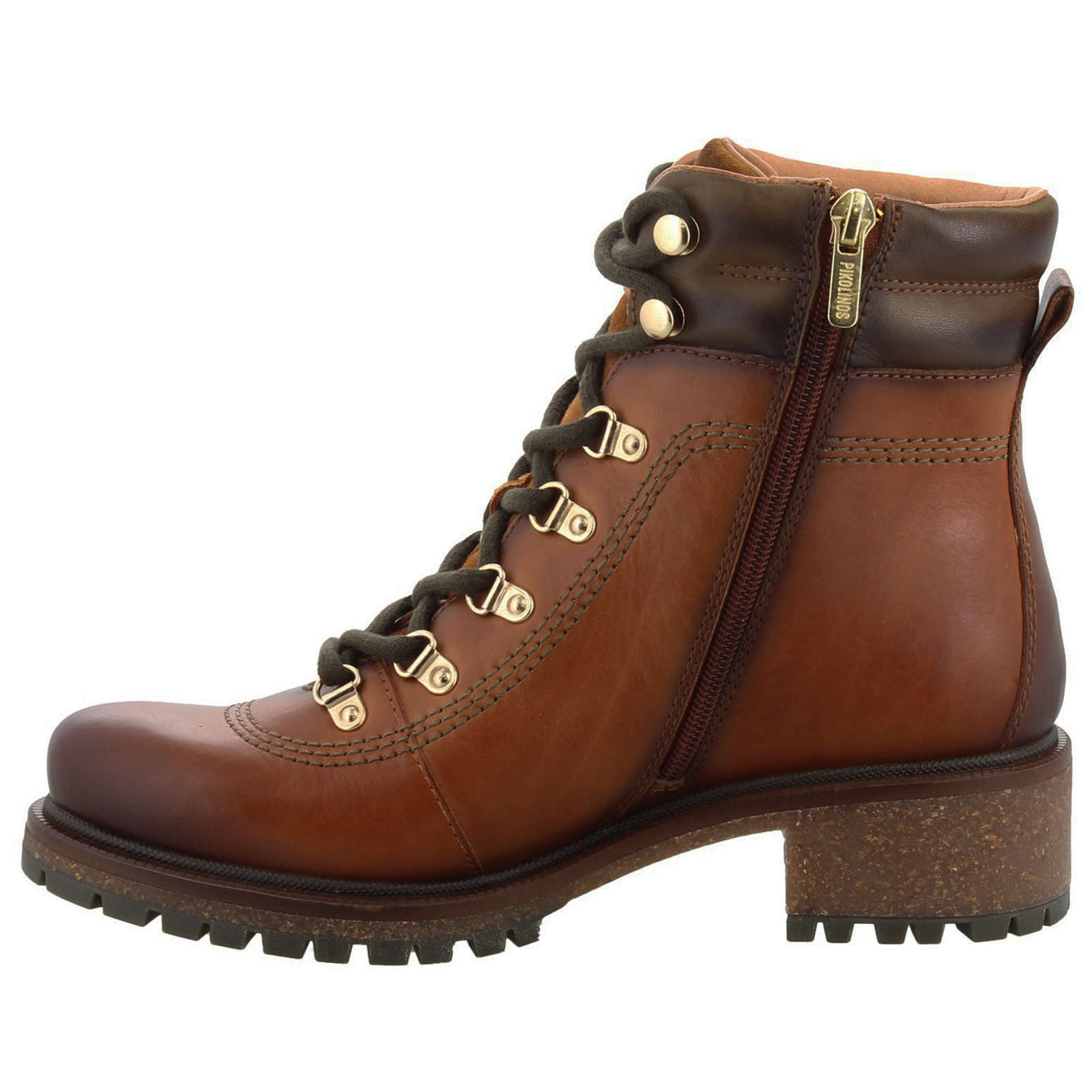 Pikolinos Aspe W9Z-8634C1 Leather Womens Boots#color_brandy