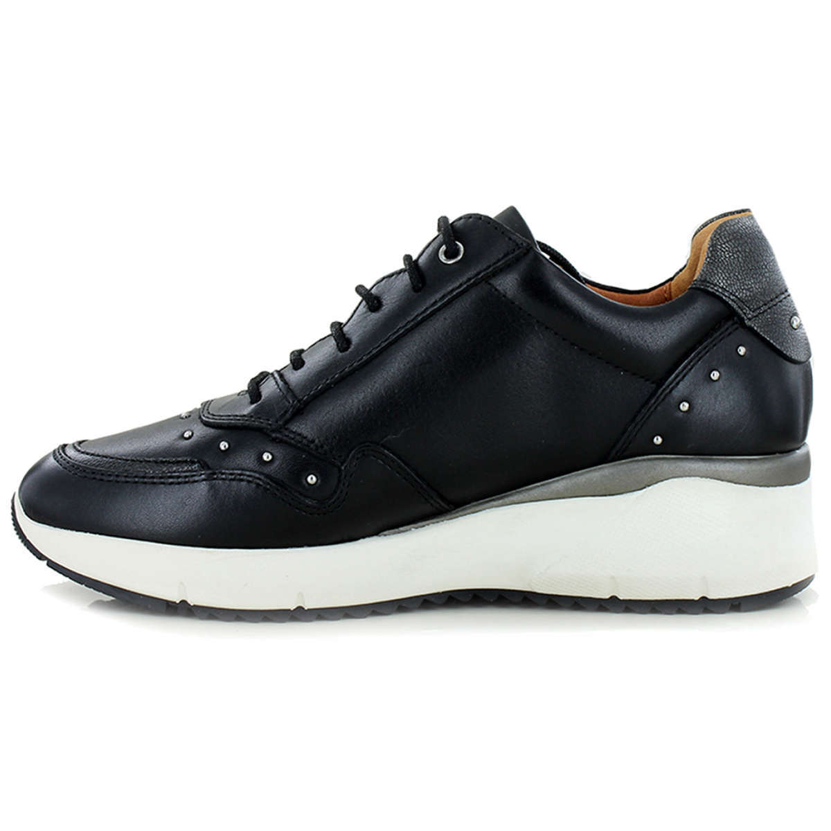 Pikolinos Sella W6Z-6500 Leather Womens Trainers#color_black