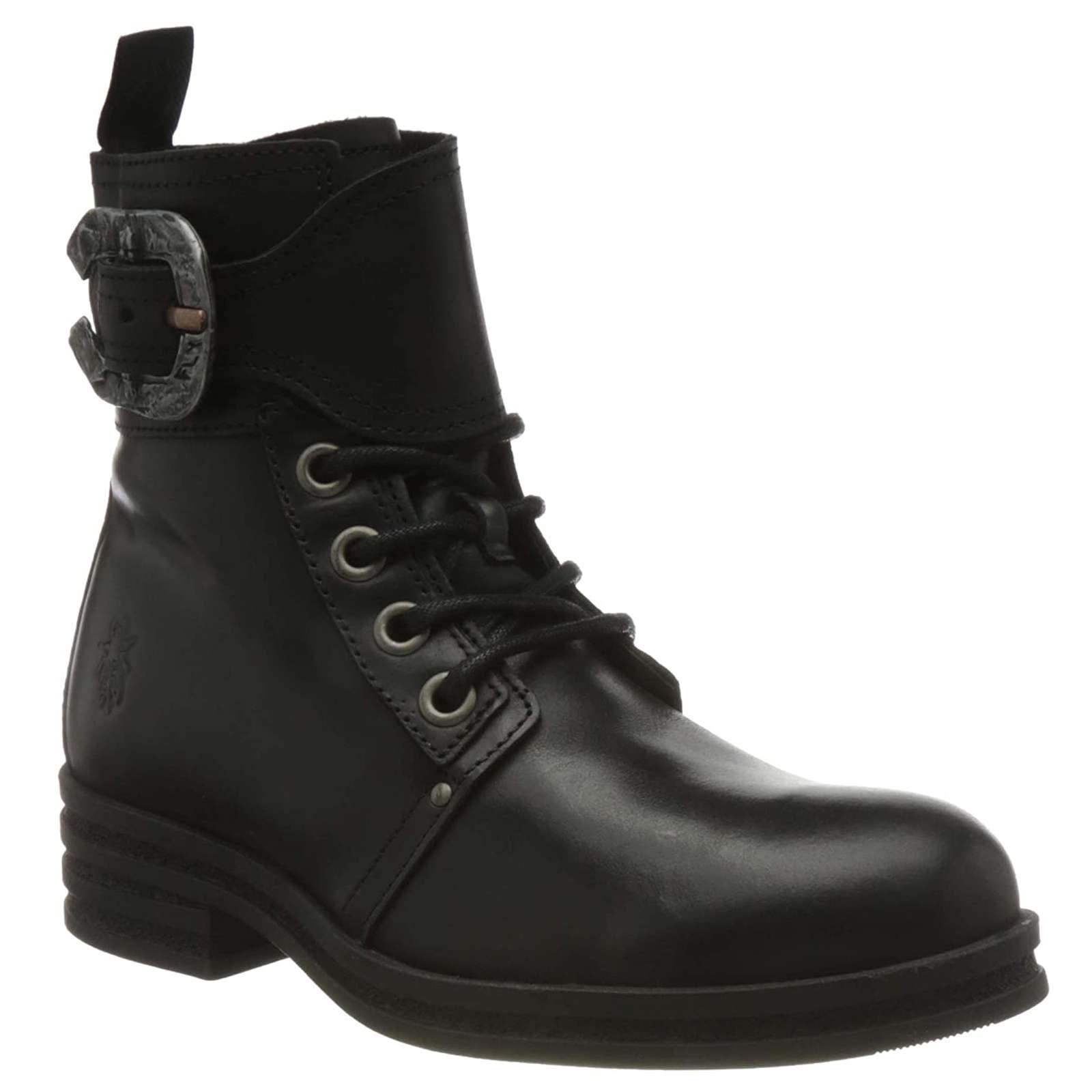 Fly London KARA664FLY Rug Leather Womens Boots#color_black