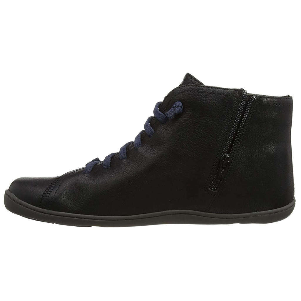Camper Peu Calfskin Leather Men's Ankle Boots#color_black
