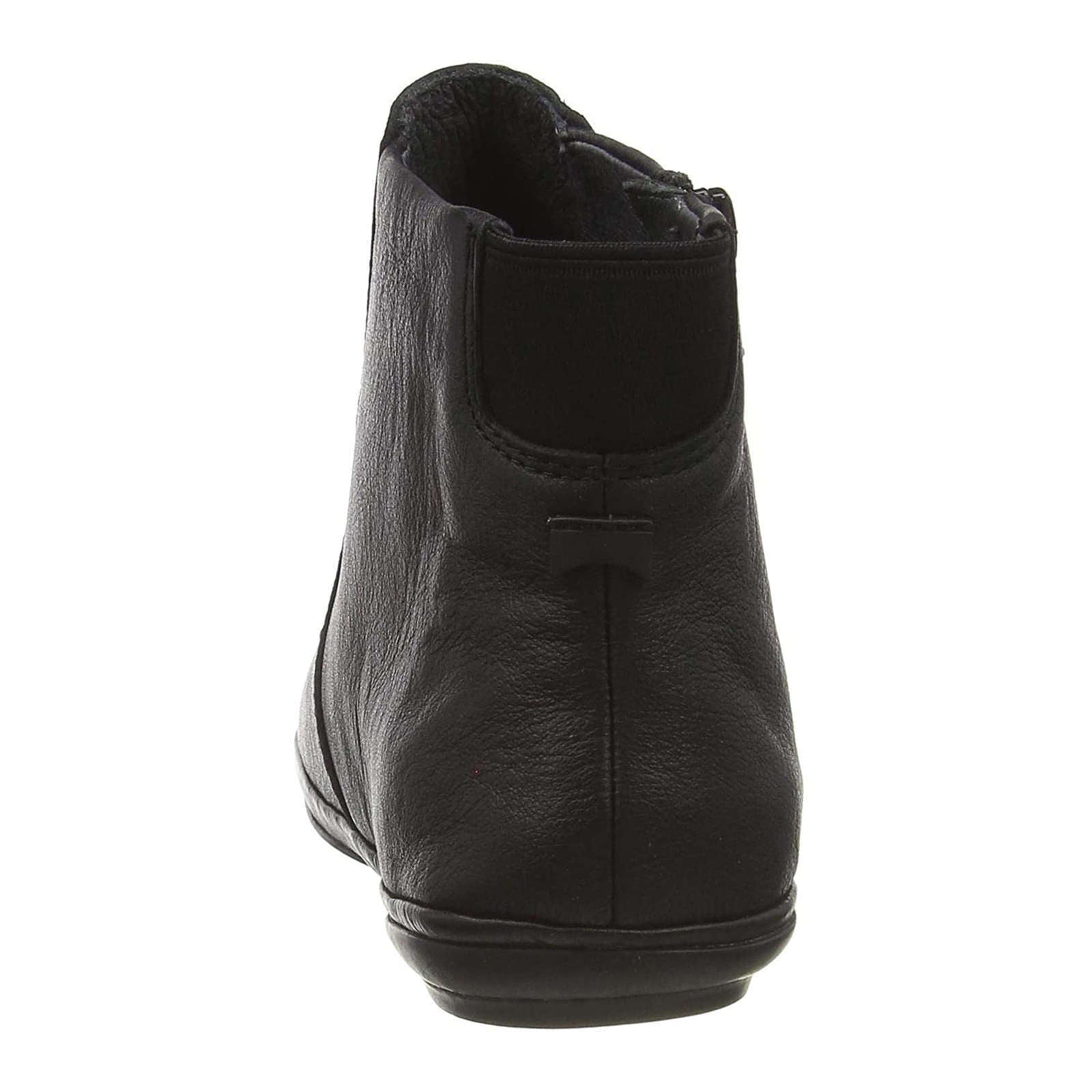 Camper Right Calfskin Leather Women's Ankle Boots#color_black