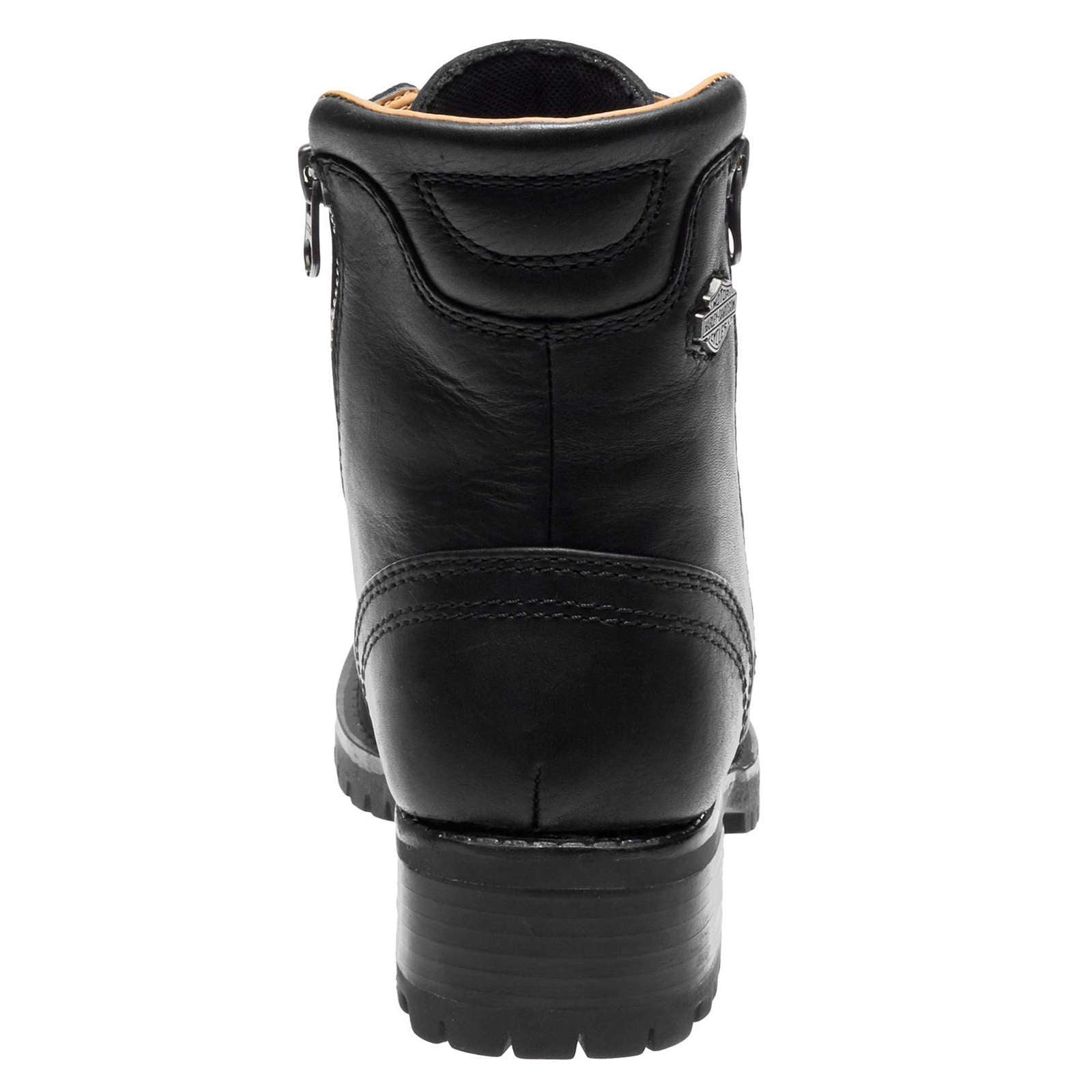 Harley Davidson Asher Full Grain Leather Women's Riding Boots#color_black