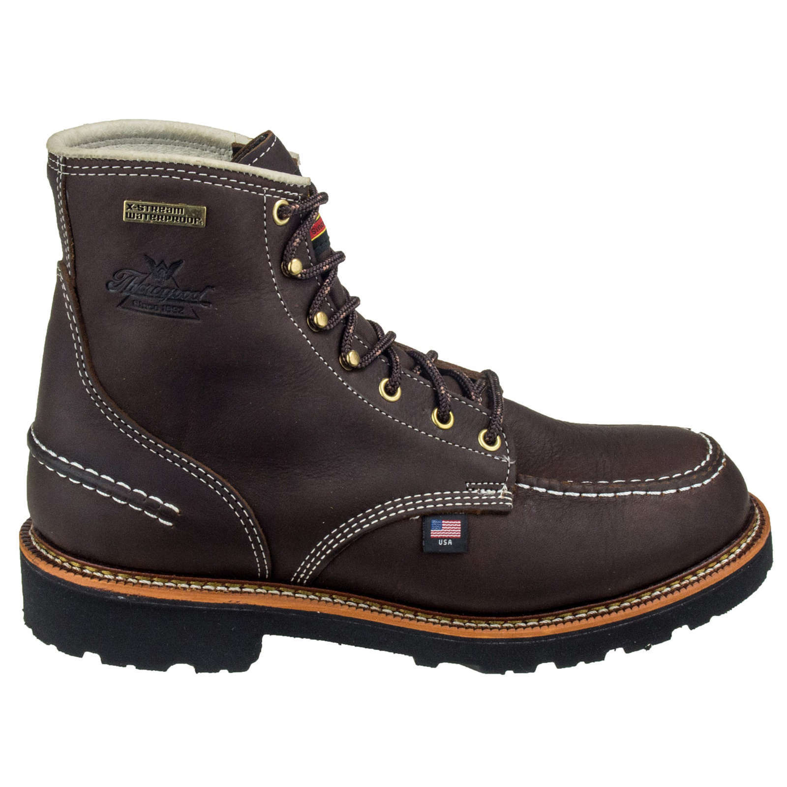 Thorogood 6 Flyway Briar Pitstop Leather Waterproof Men's Hunting Boots#color_briar pitstop