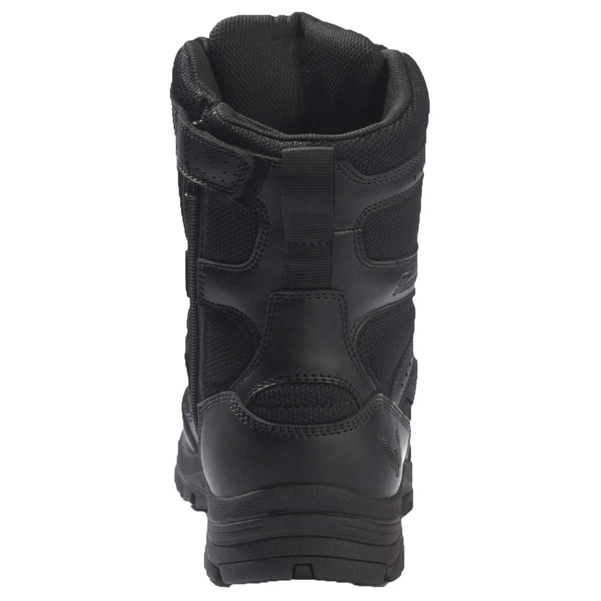 Thorogood Deuce 8 Inch Waterproof Side Zip Leather Men's Tactical Boots#color_black