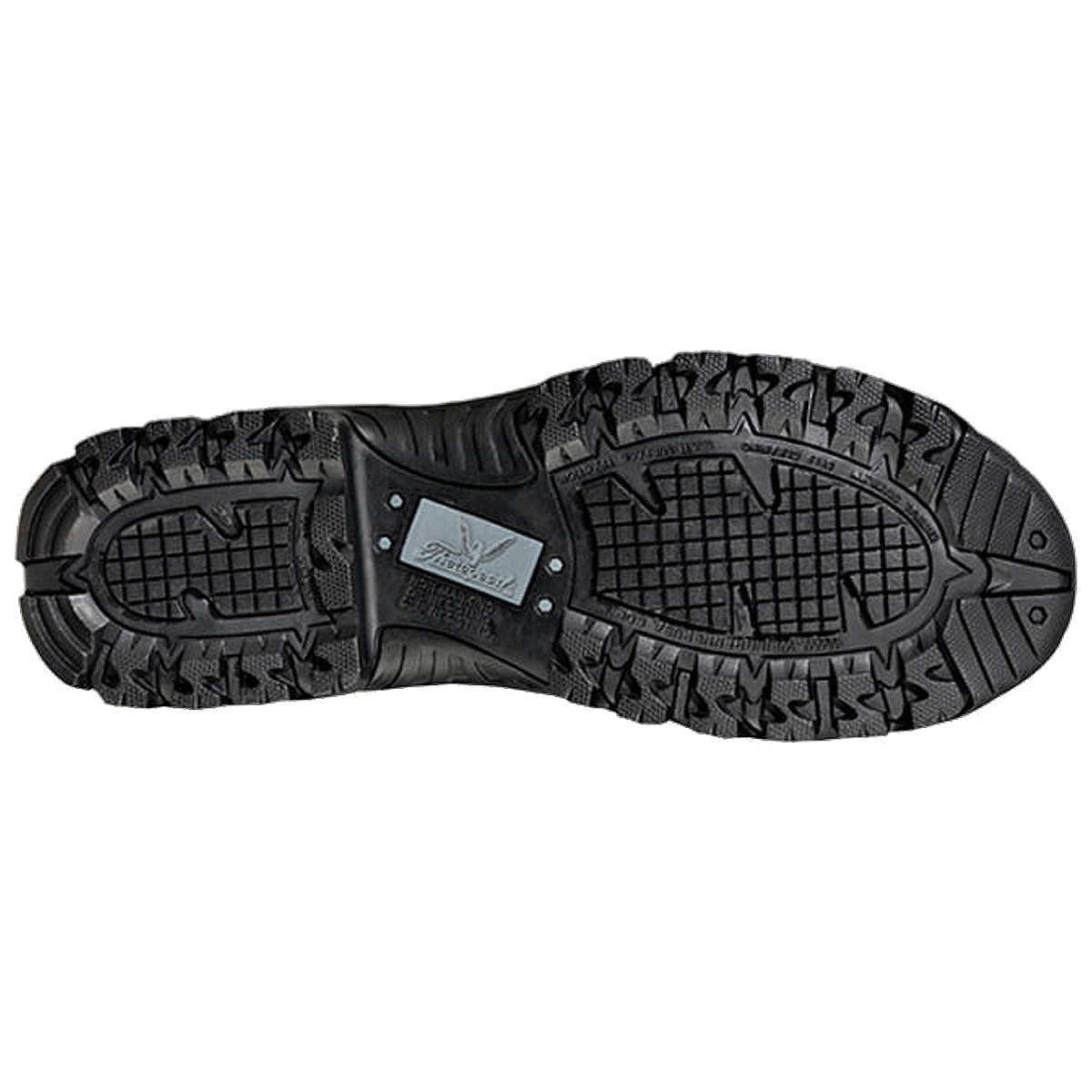 Thorogood Deuce 8 Inch Waterproof Side Zip Leather Men's Tactical Boots#color_black