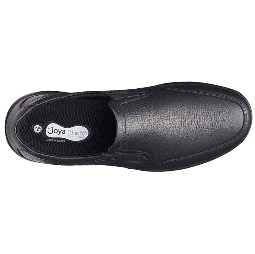 Joya Mens Shoes Traveler II Casual Slip-On Elasticated Loafers Trainers Leather - UK 8