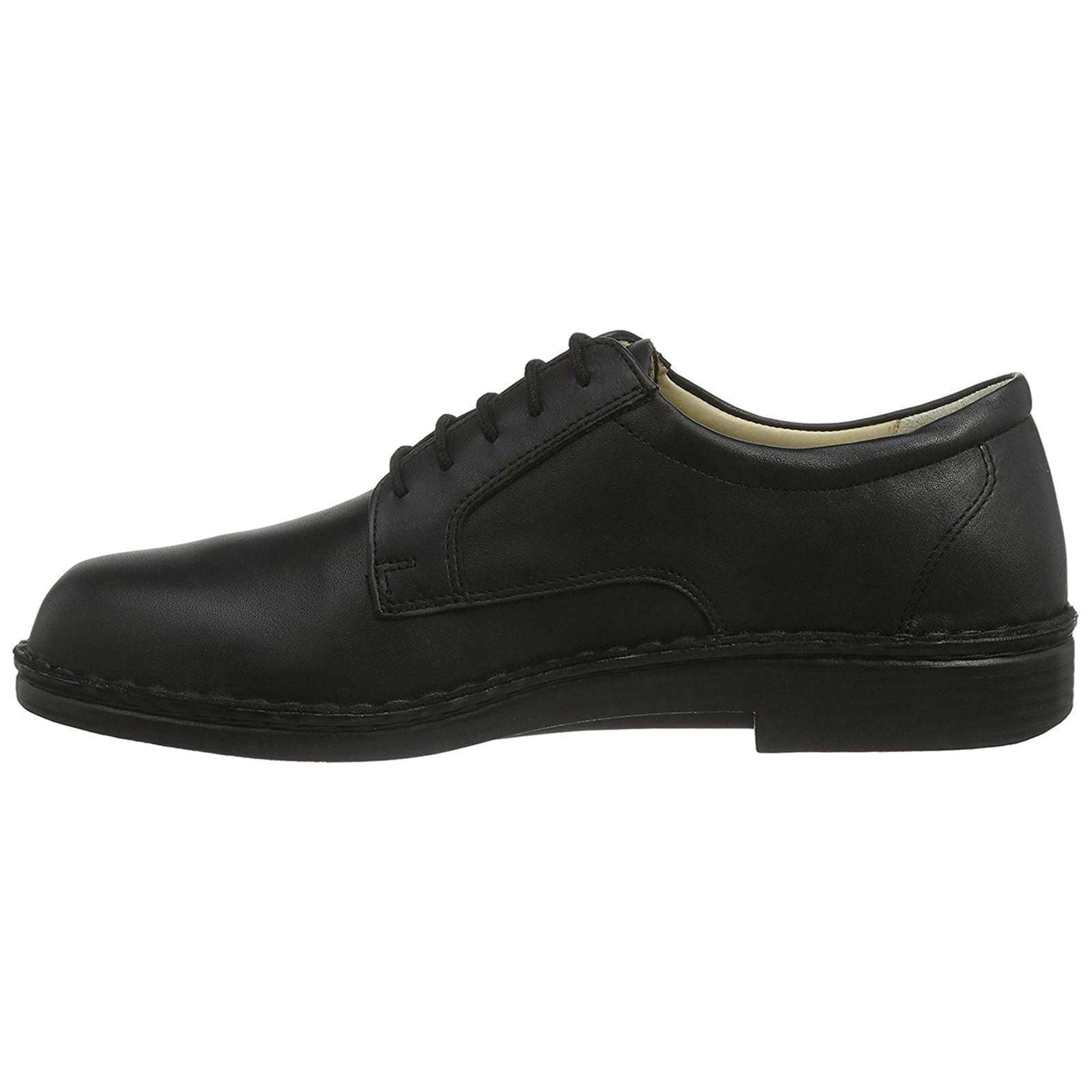 Finn Comfort Milano Smooth Leather Men's Shoes#color_black