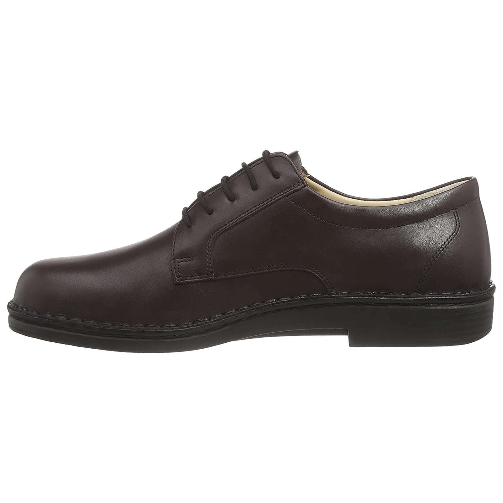 Finn Comfort Milano Smooth Leather Men's Shoes#color_chianti
