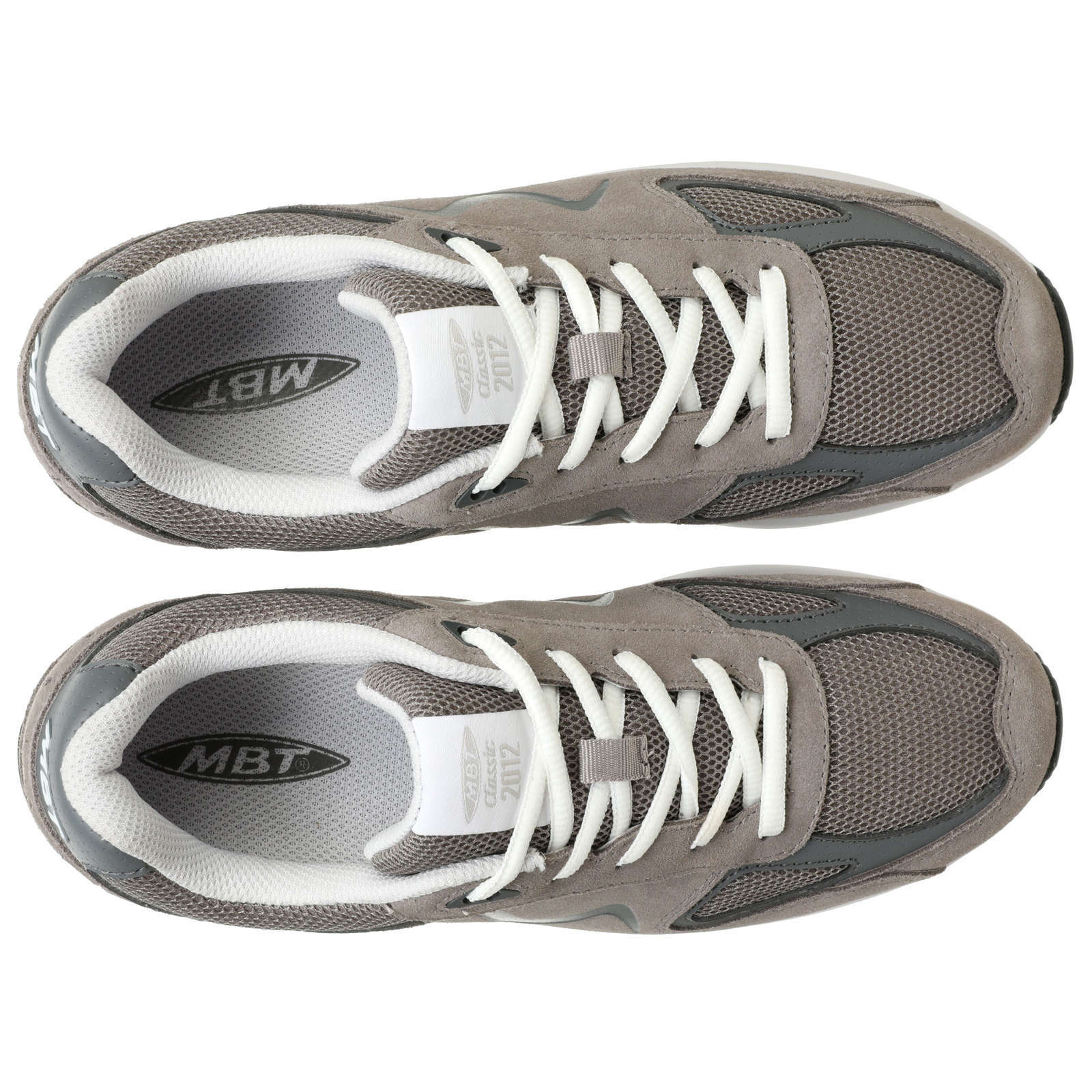 MBT 2012 Suede & Mesh Women's Low-Top Trainers#color_grey