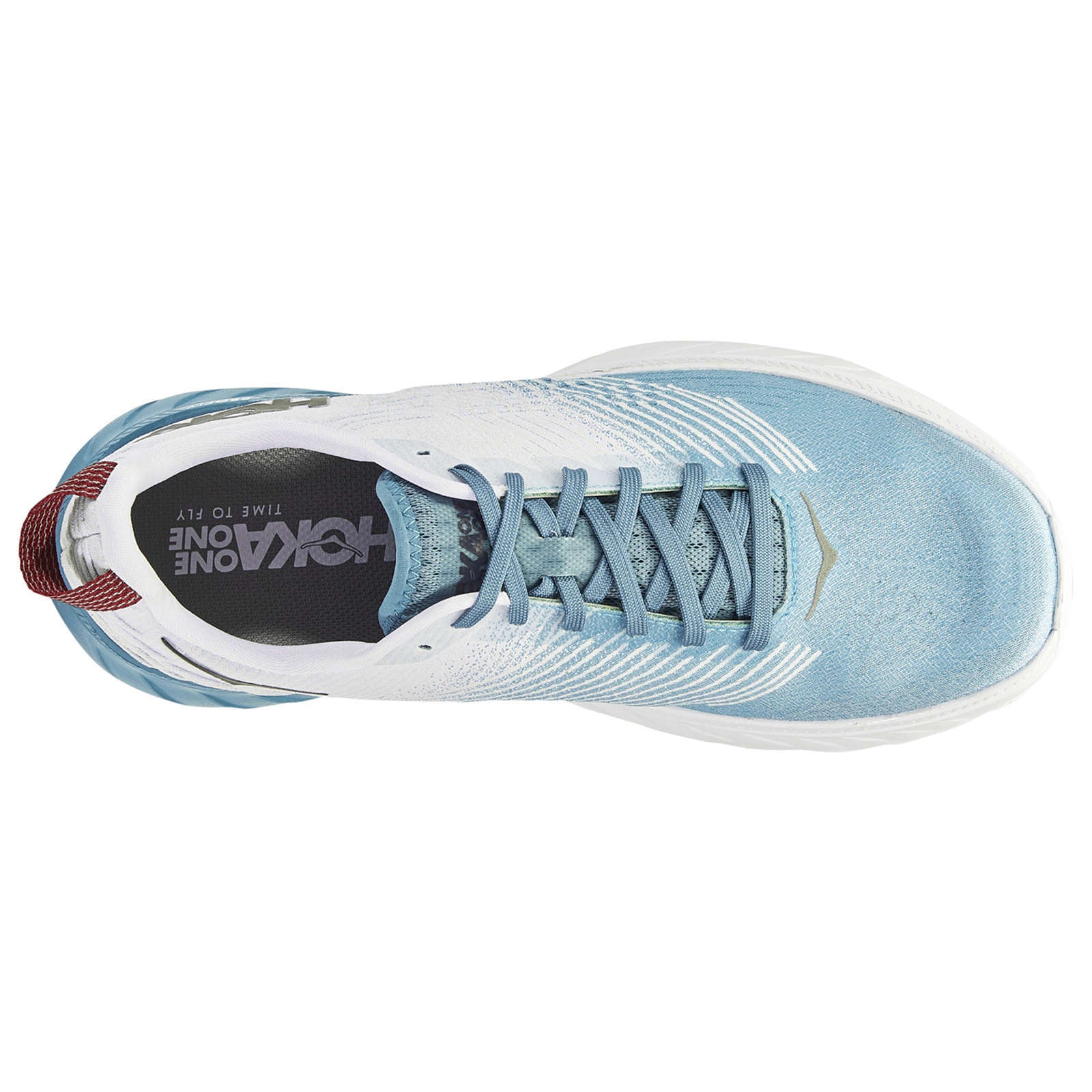 Hoka One One Mach 3 Mesh Men's Low-Top Road Running Trainers#color_blue moon white