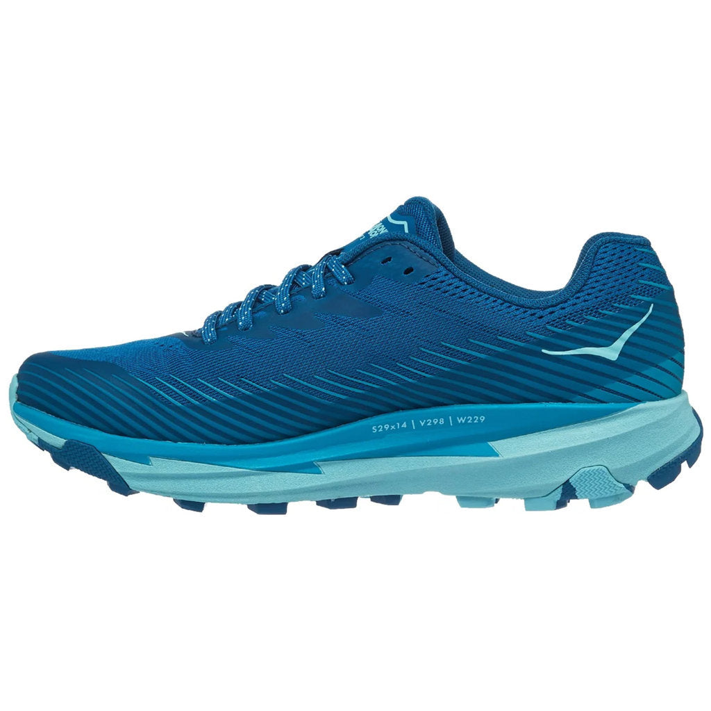 Hoka One One Torrent 2 Mesh Women's Low-Top Trail Trainers#color_blue sapphire angel blue