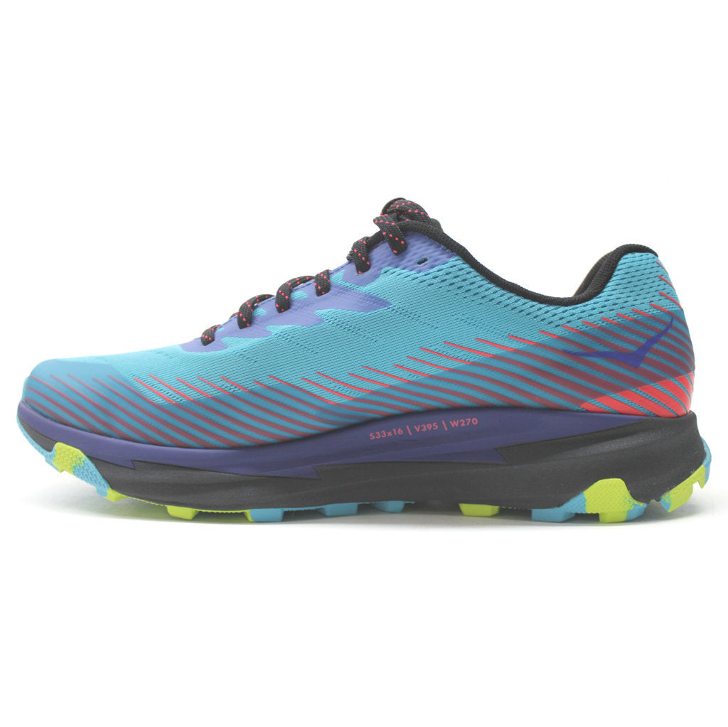 Hoka One One Torrent 2 Mesh Women's Low-Top Trail Trainers#color_scuba blue black
