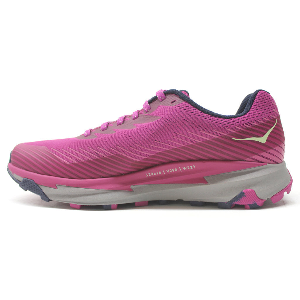 Hoka One One Torrent 2 Mesh Women's Low-Top Trail Trainers#color_festival fuchsia ibis rose