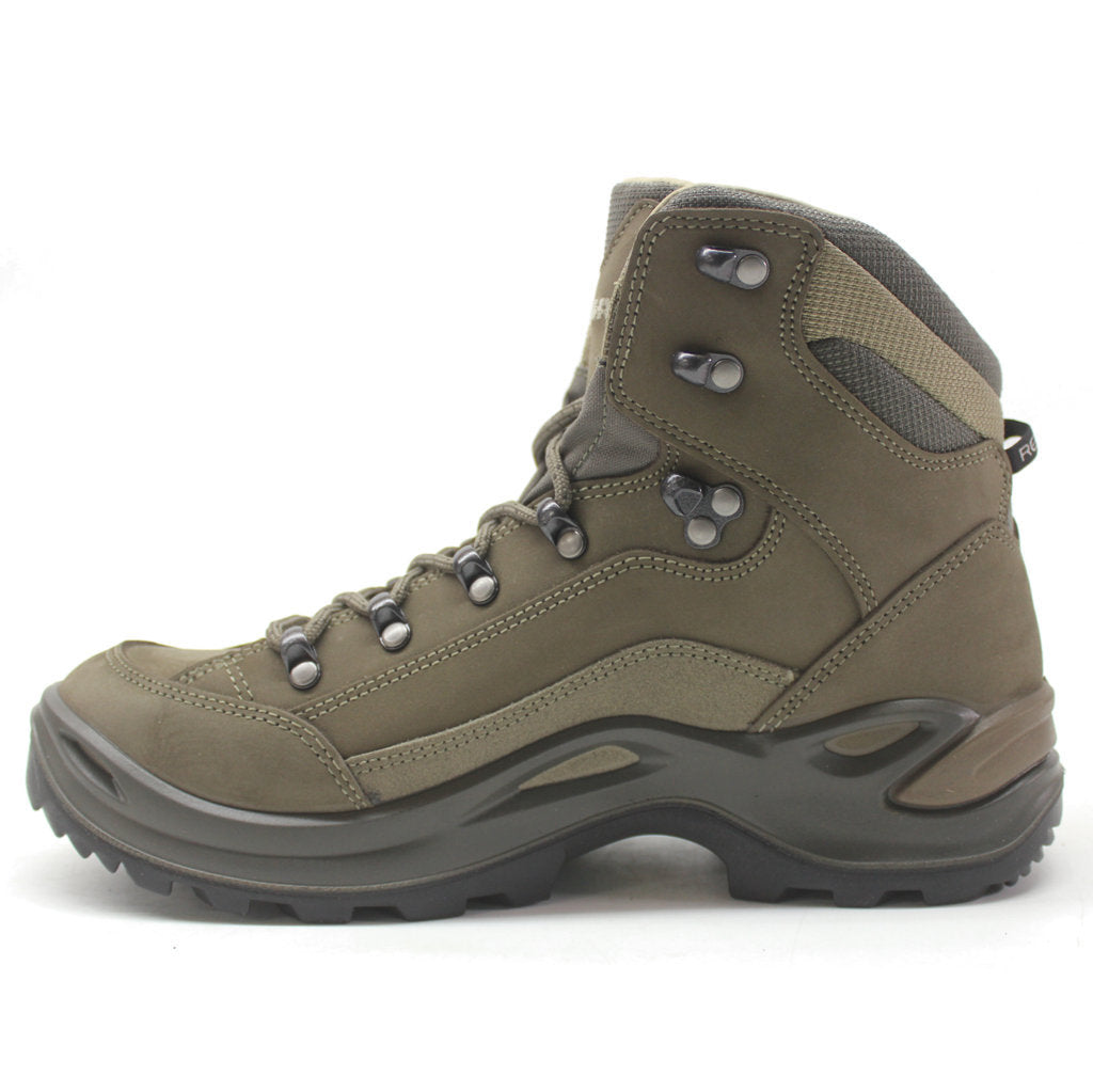 Lowa Renegade LL Mid Nubuck Leather Women's Hiking Boots#color_stone