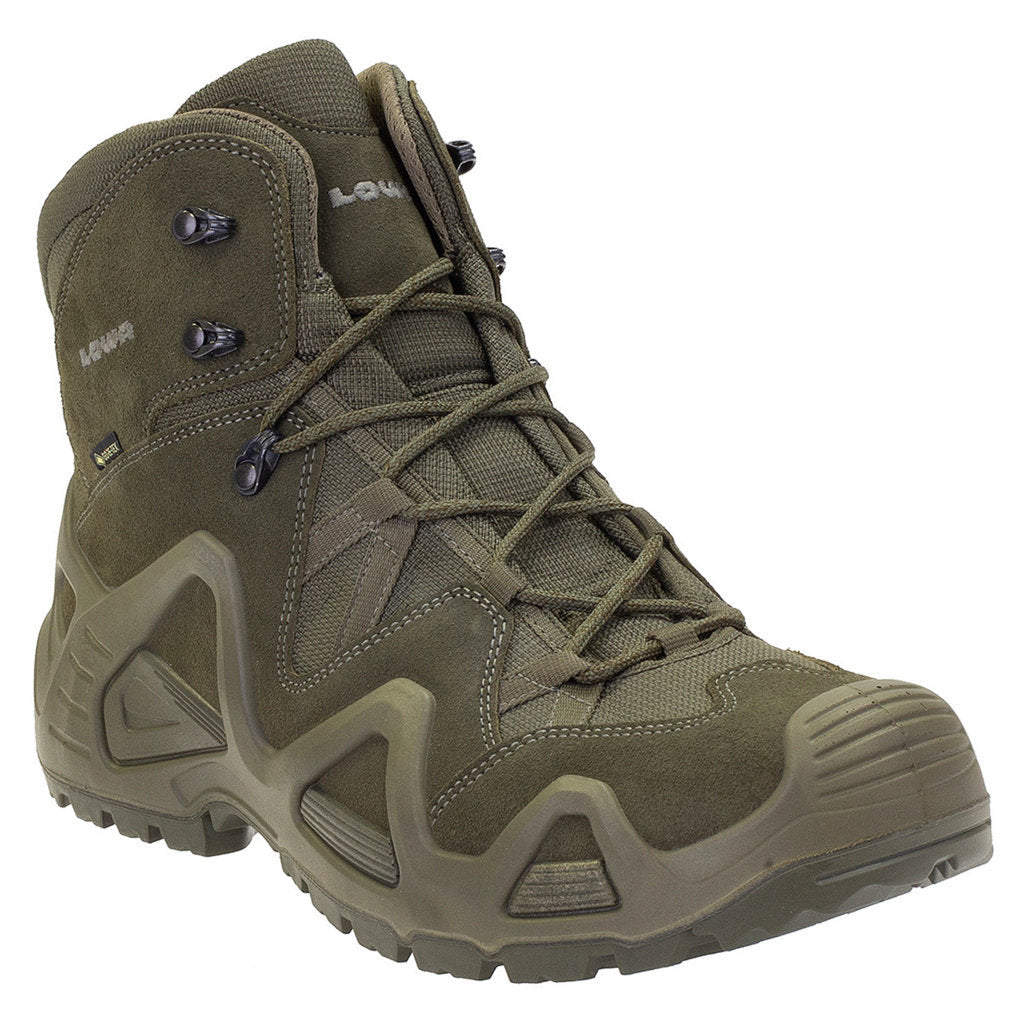 Lowa Zephyr GTX Mid TF Suede Leather Men's Tactical Combat Boots#color_ranger green