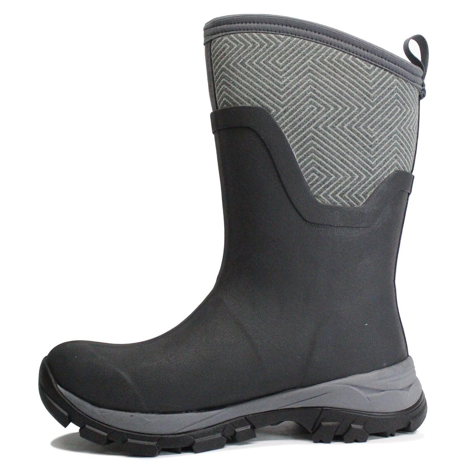 Muck Boot Arctic Ice Vibram Arctic Grip All Terrain Waterproof Women's Boots#color_black gray geometric