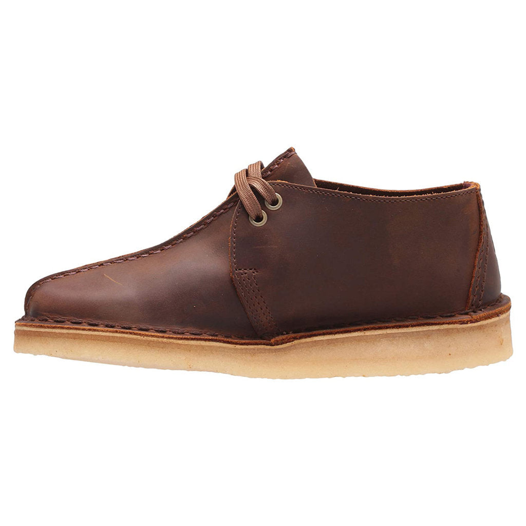 Clarks Originals Desert Trek Leather Men's Shoes#color_beeswax