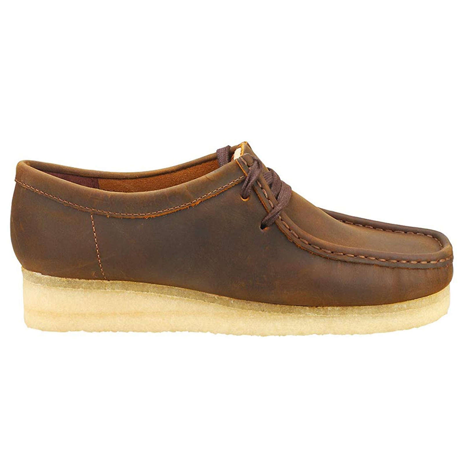 Clarks Originals Wallabee Leather Women's Shoes#color_beeswax