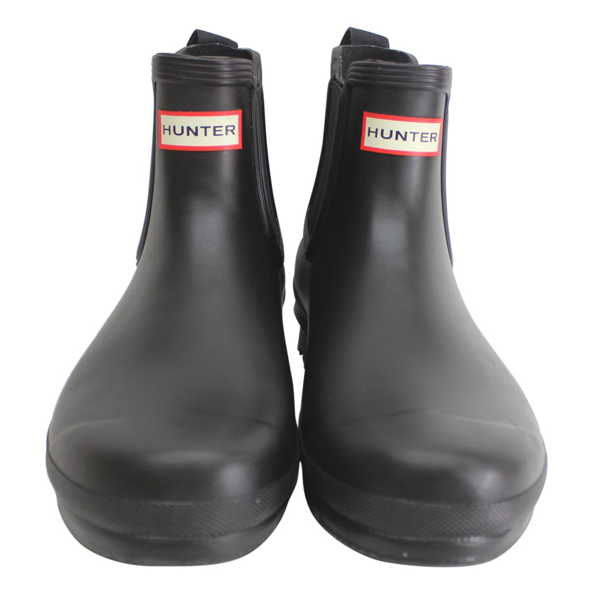 Hunter Mens Boots Original Chelsea. Casual Slip-On Ankle Chelsea Rubber - UK 10