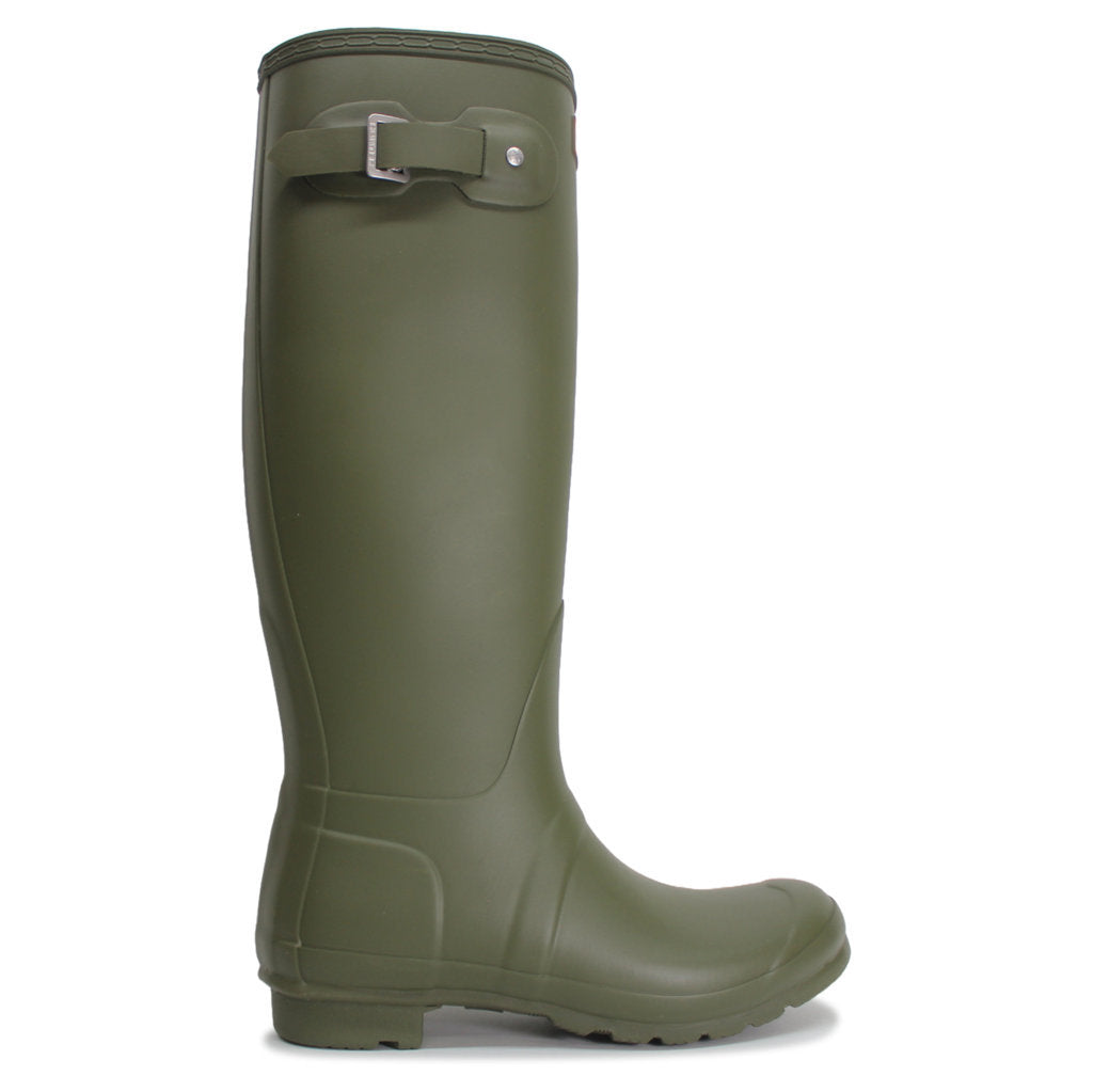 Hunter Womens Boots Original Tall Casual Buckle Wellington Rubber - UK 4