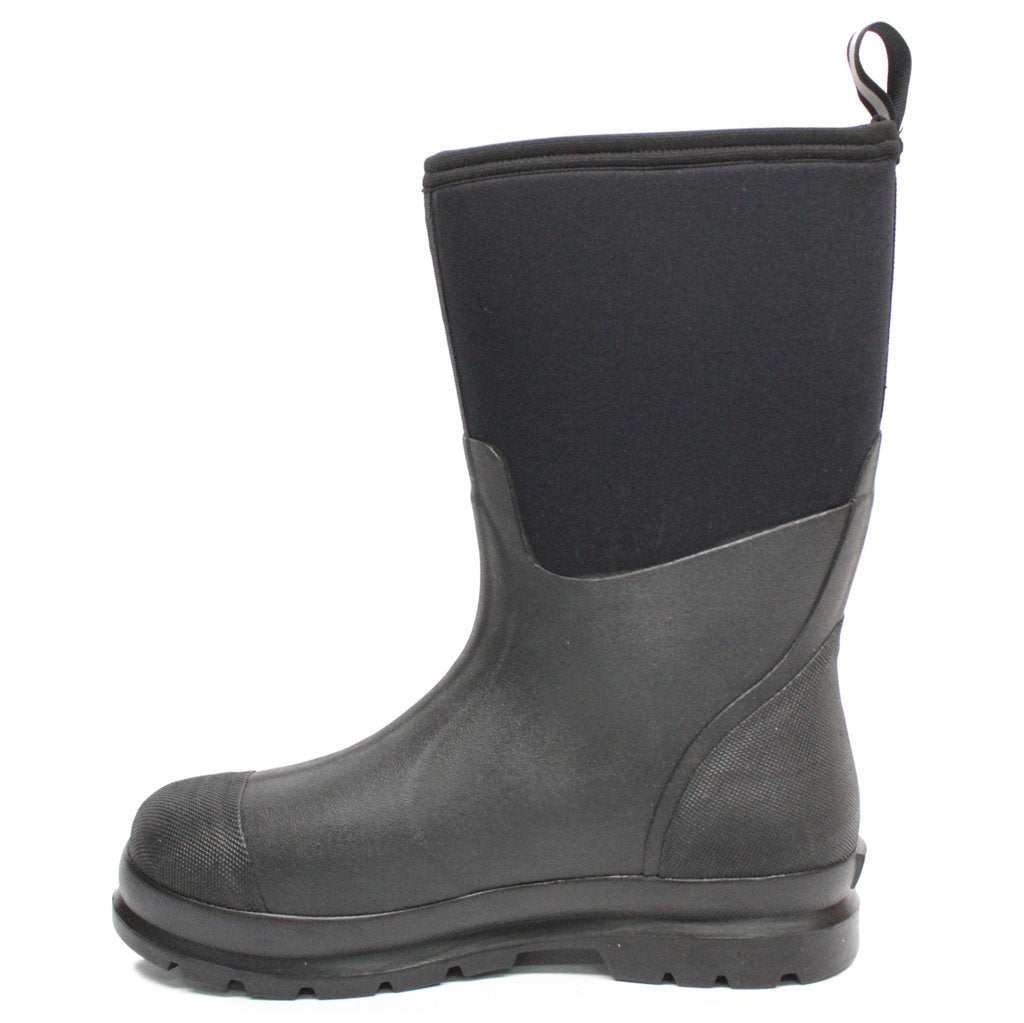 Muck Boot Chore Classic Steel Toe Unisex Short Boots#color_black
