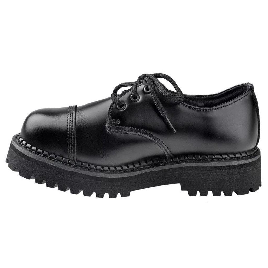 Grinders Boxer CS Leather Men's Formal Shoes#color_black