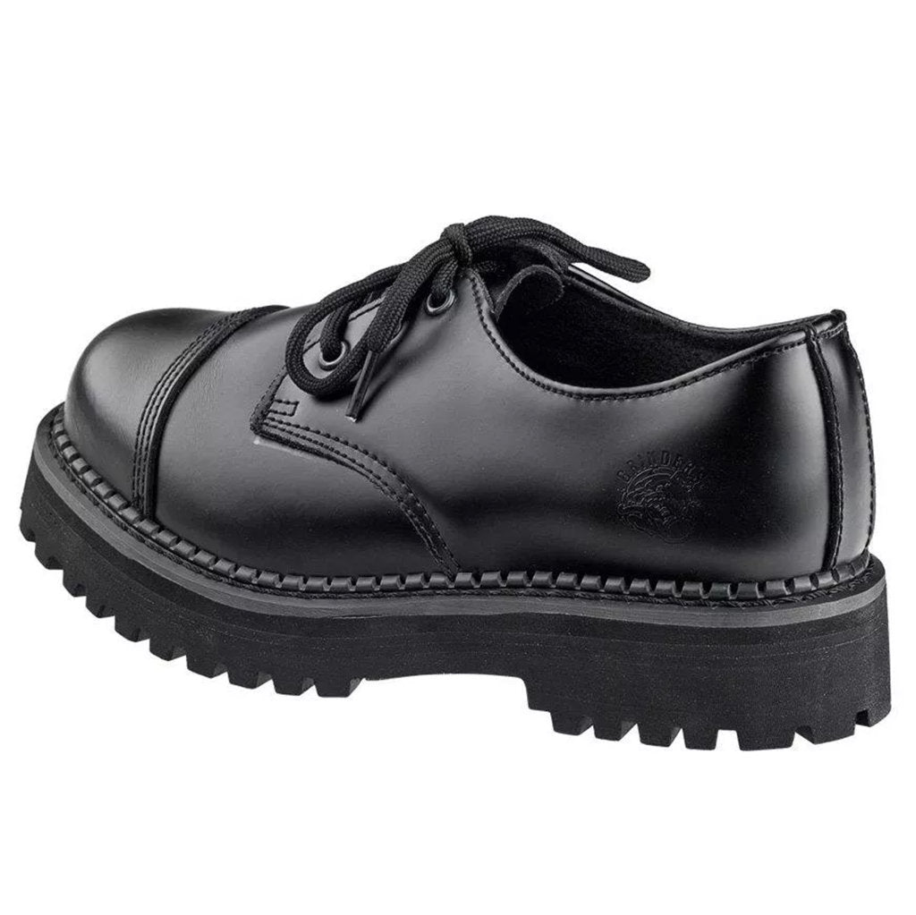 Grinders Boxer CS Leather Men's Formal Shoes#color_black