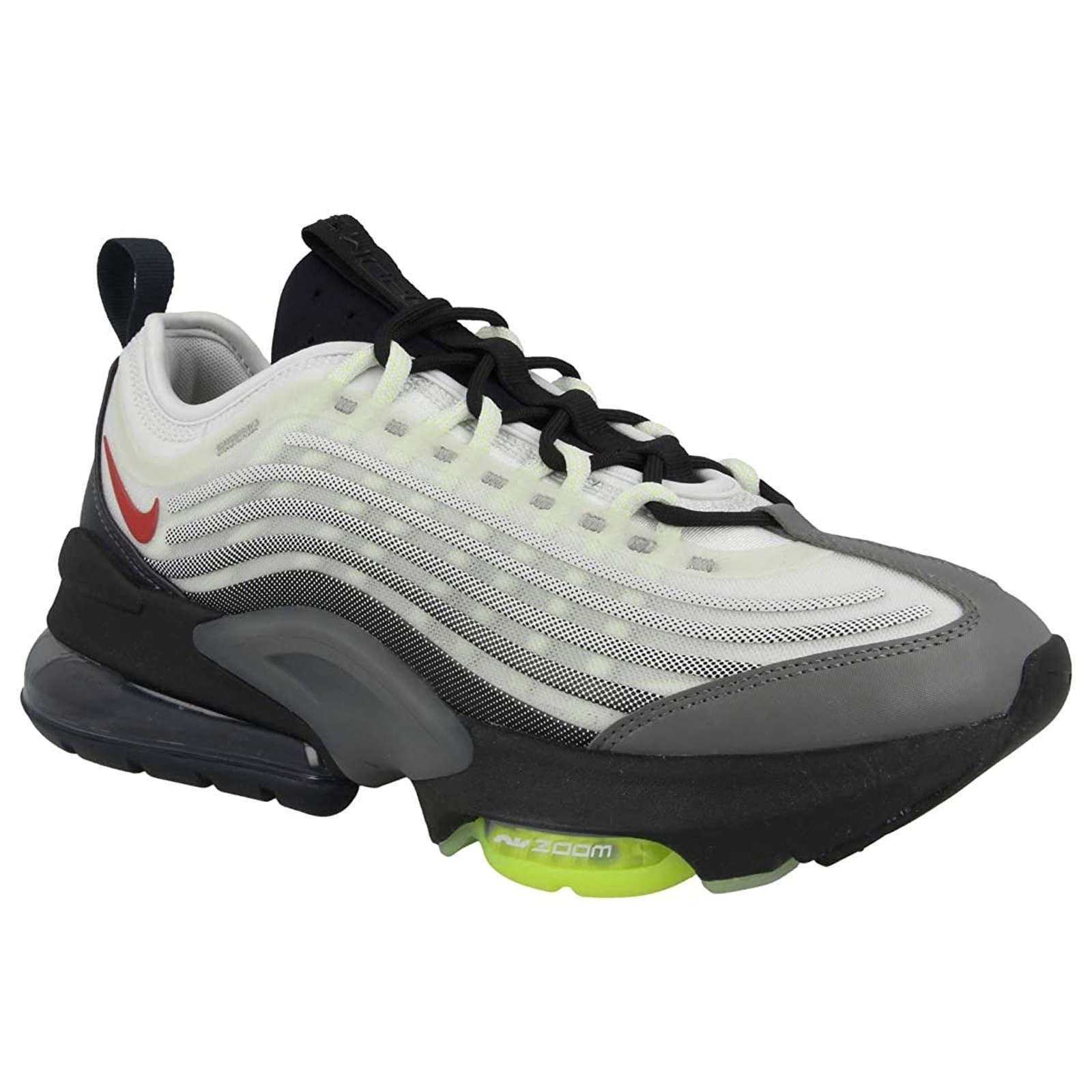 Nike Air Max ZM950 NRG Synthetic Textile Unisex Low-Top Trainers#color_black action red smoke grey