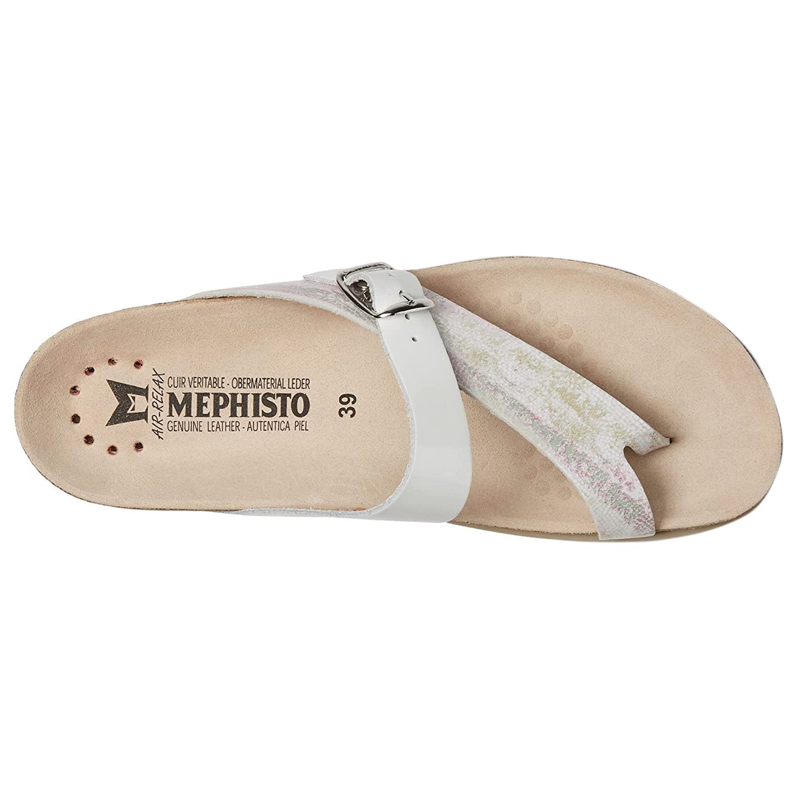 Mephisto Helen Mix Smooth Leather Womens Sandals#color_multicoloured