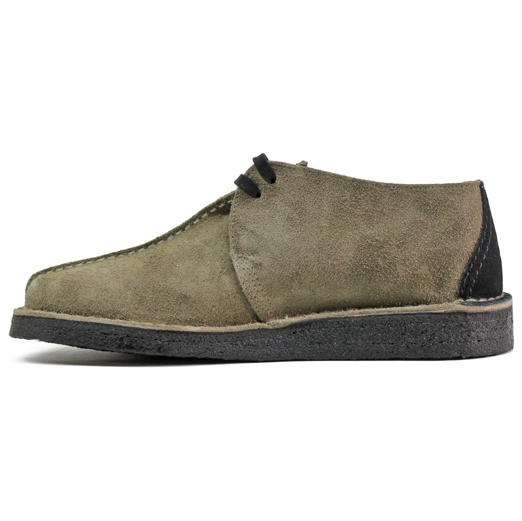 Clarks Originals Desert Trek Suede Leather Men's Shoes#color_dark grey