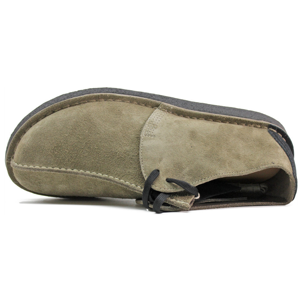 Clarks Originals Desert Trek Suede Leather Men's Shoes#color_dark grey