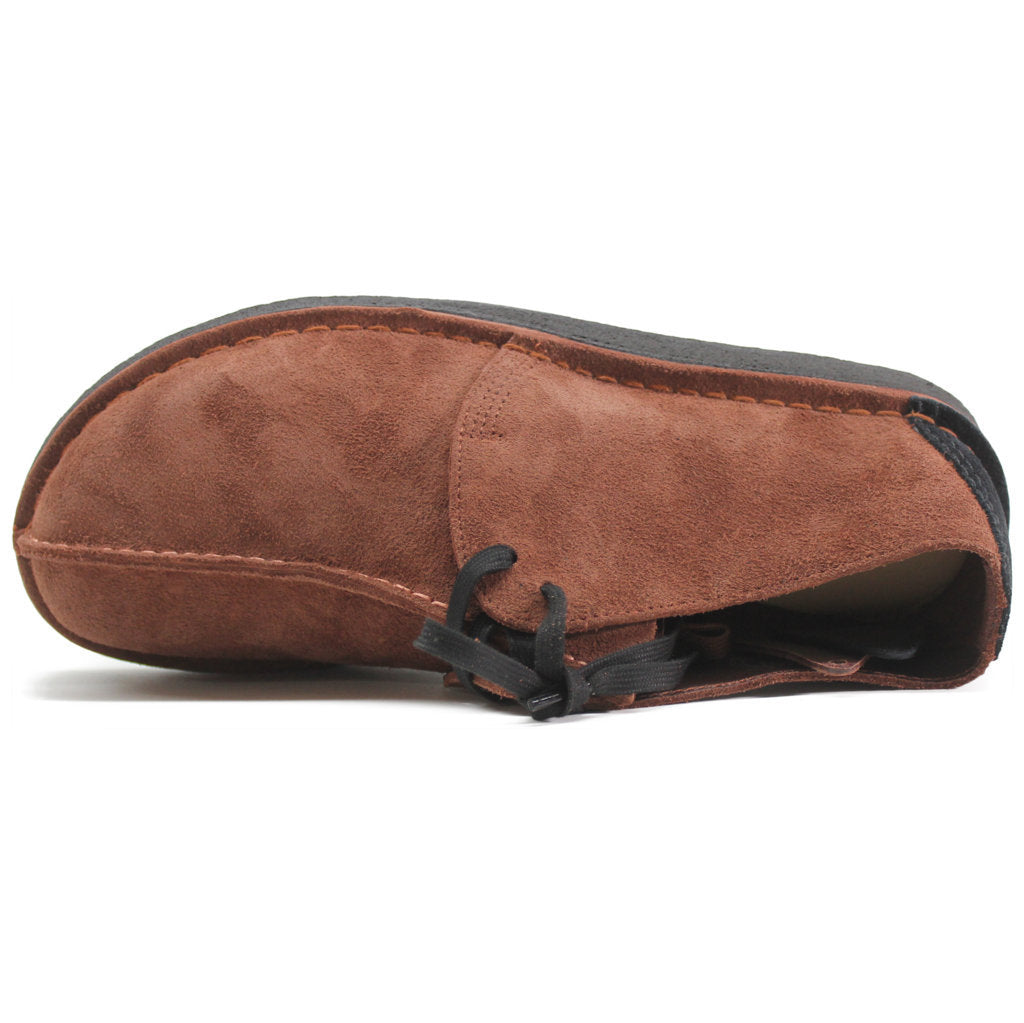 Clarks Originals Desert Trek Suede Leather Men's Shoes#color_mid brown