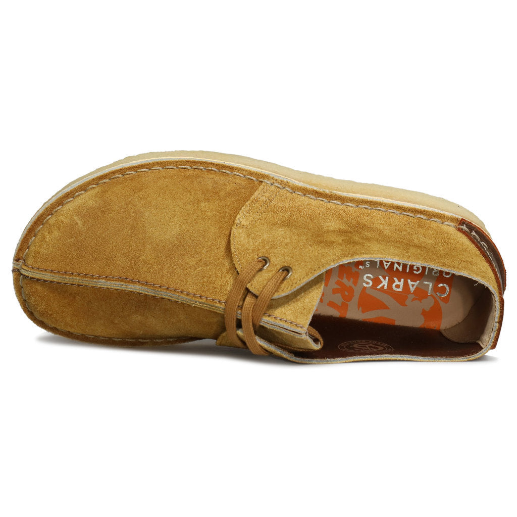 Clarks Originals Desert Trek Suede Leather Men's Shoes#color_oak