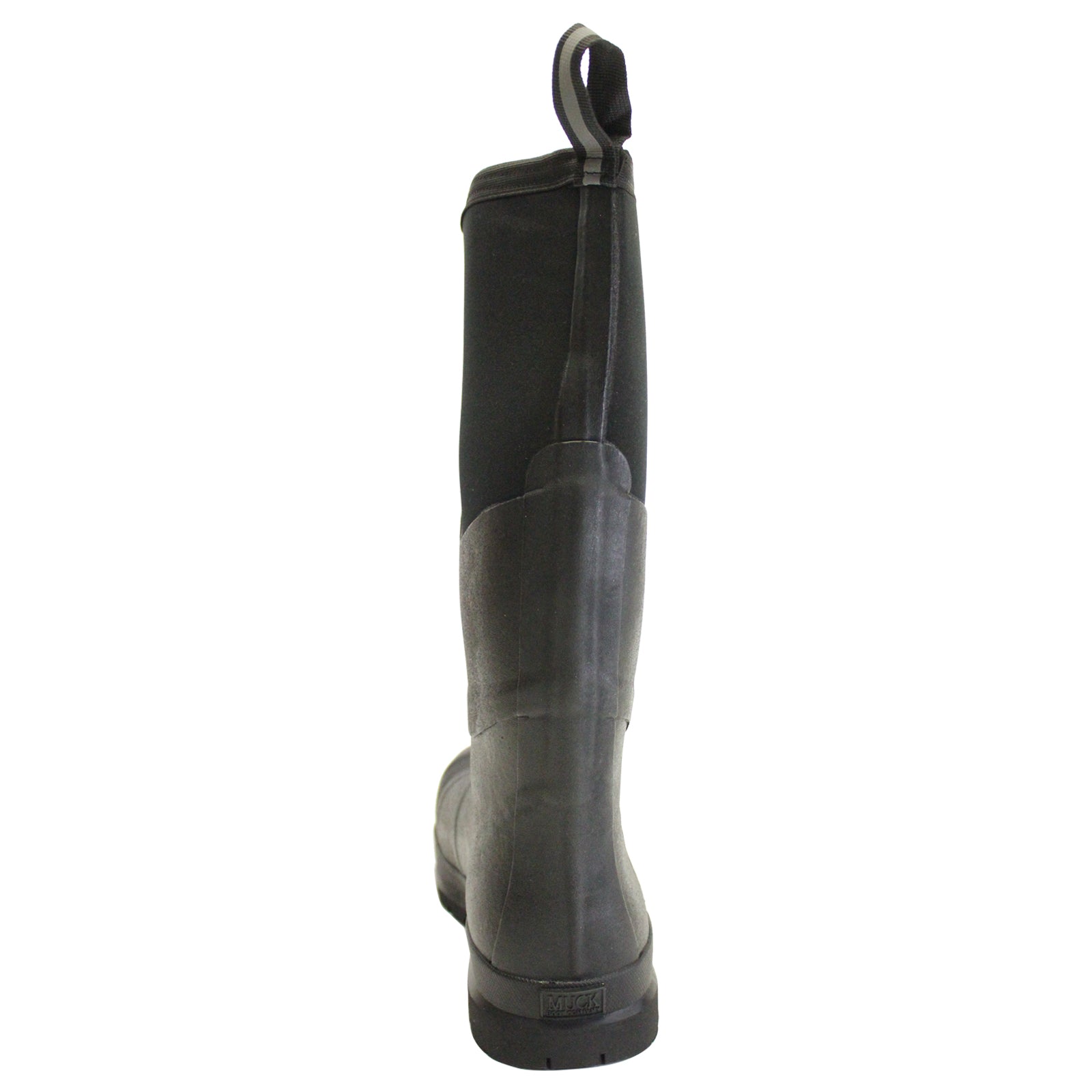 Muck Boot Chore Max Steel Toe S5 Rubber Men's Tall Wellington Boots#color_black