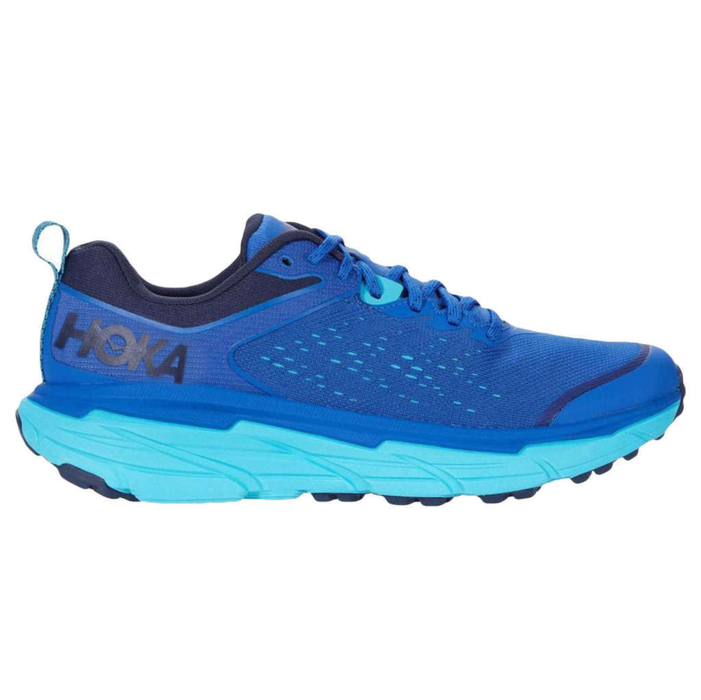Hoka One One Challenger ATR 6 Synthetic Textile Men's Low-Top Trainers#color_turkish sea scuba blue