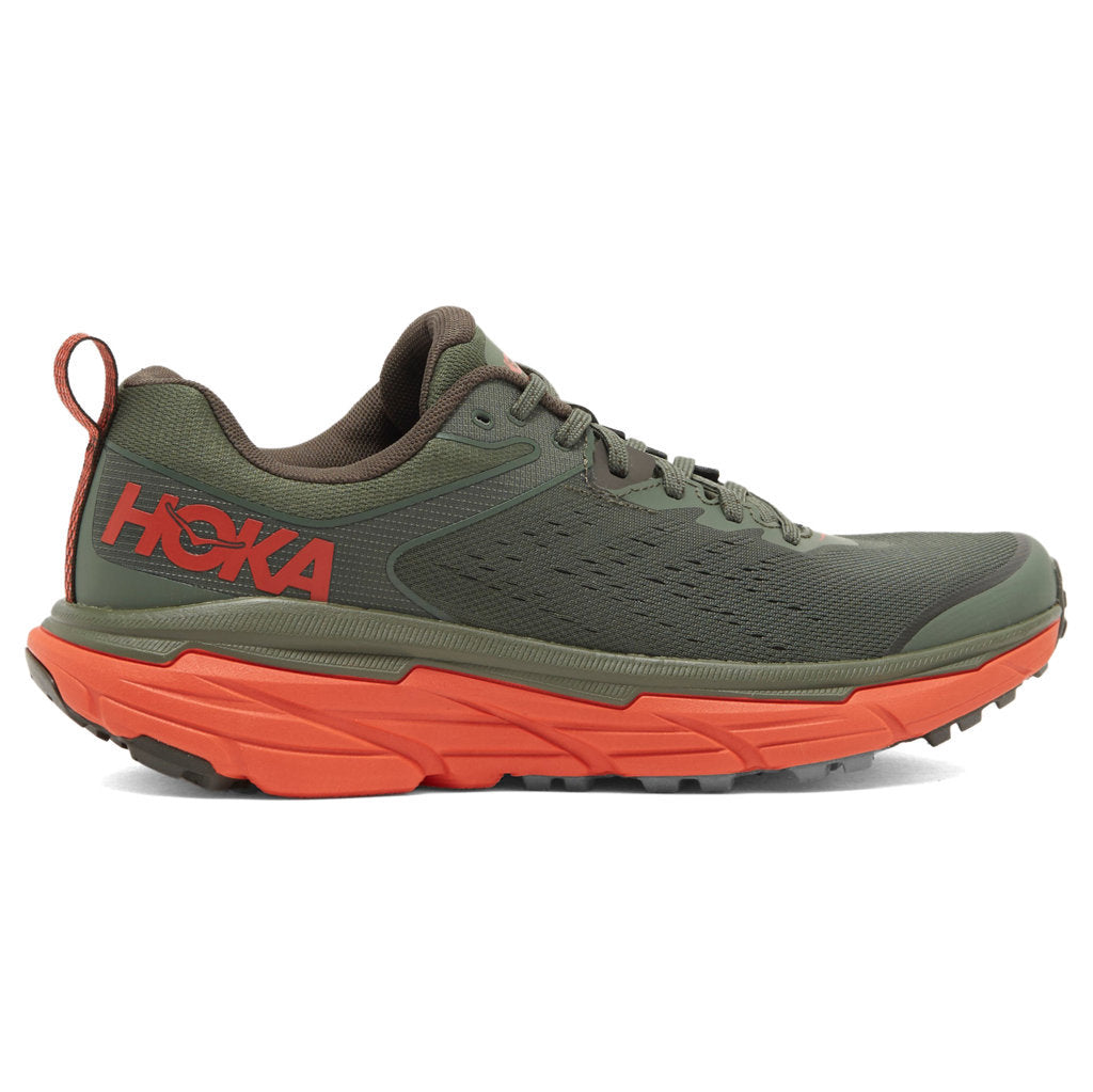 Hoka One One Challenger ATR 6 Synthetic Textile Men's Low-Top Trainers#color_thyme fiesta
