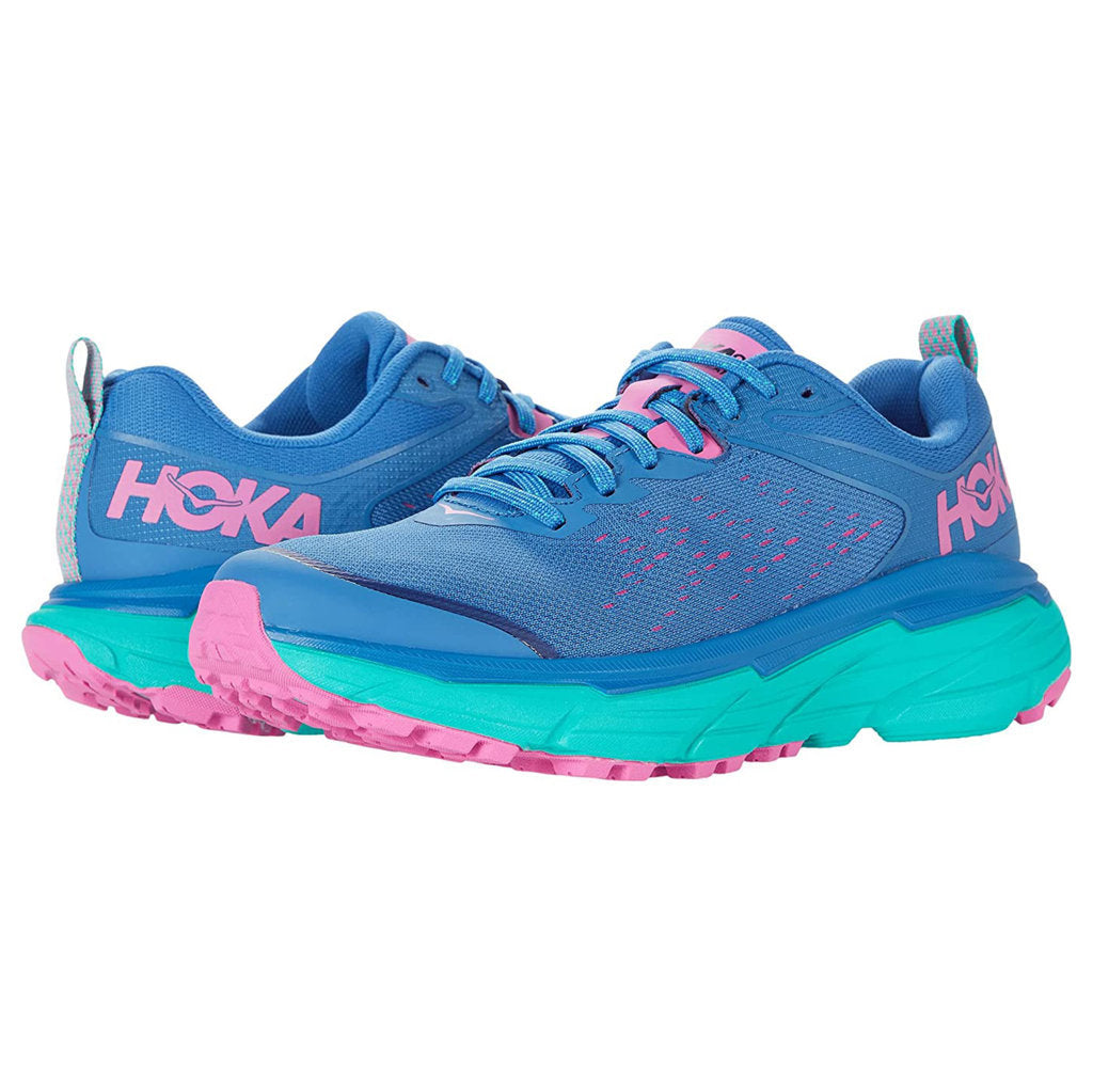 Hoka One One Challenger ATR 6 Synthetic Textile Women's Low-Top Trainers#color_vallarta blue atlantis