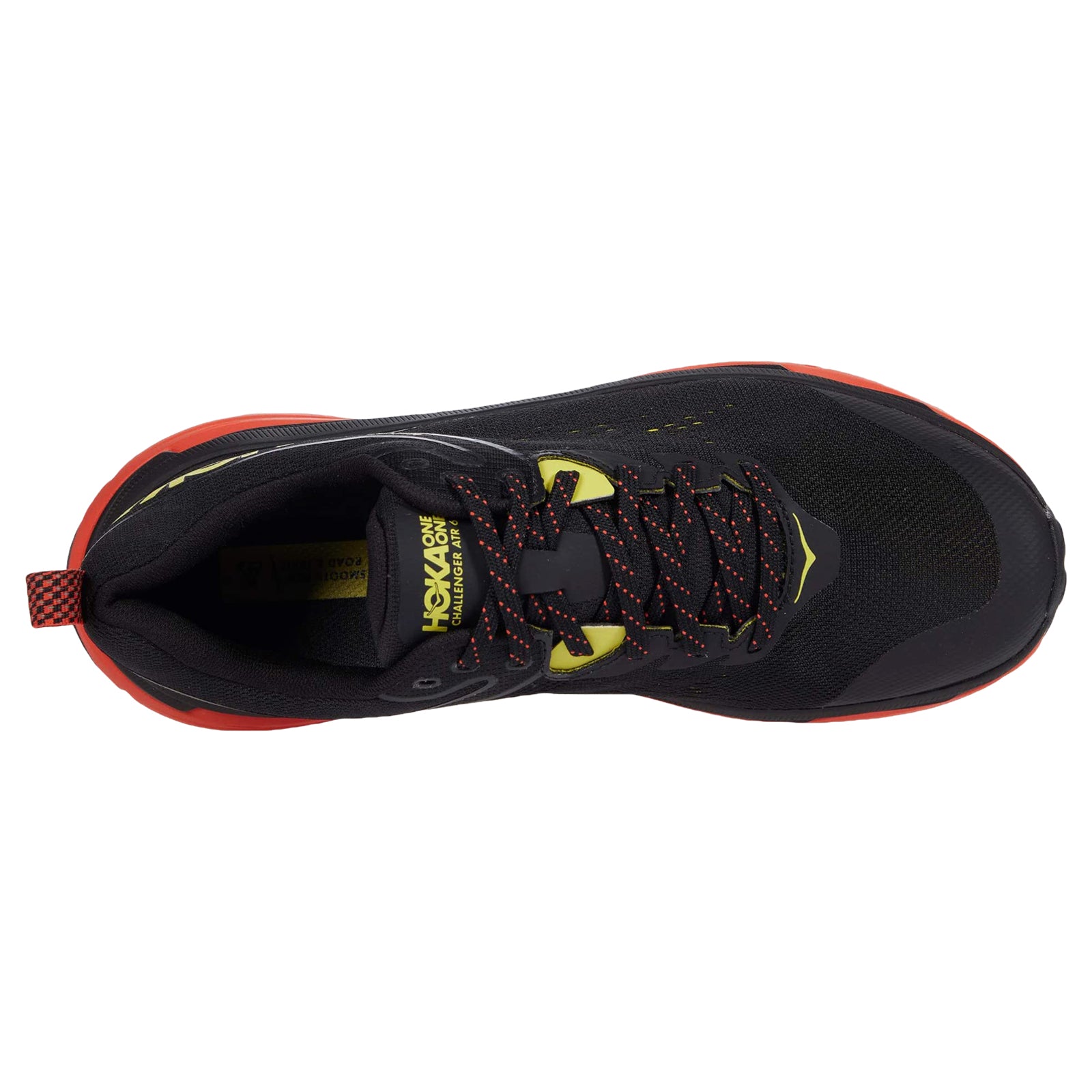 Hoka One One Challenger ATR 6 GTX Synthetic Textile Men's Low-Top Hiking Trainers#color_black green sheen