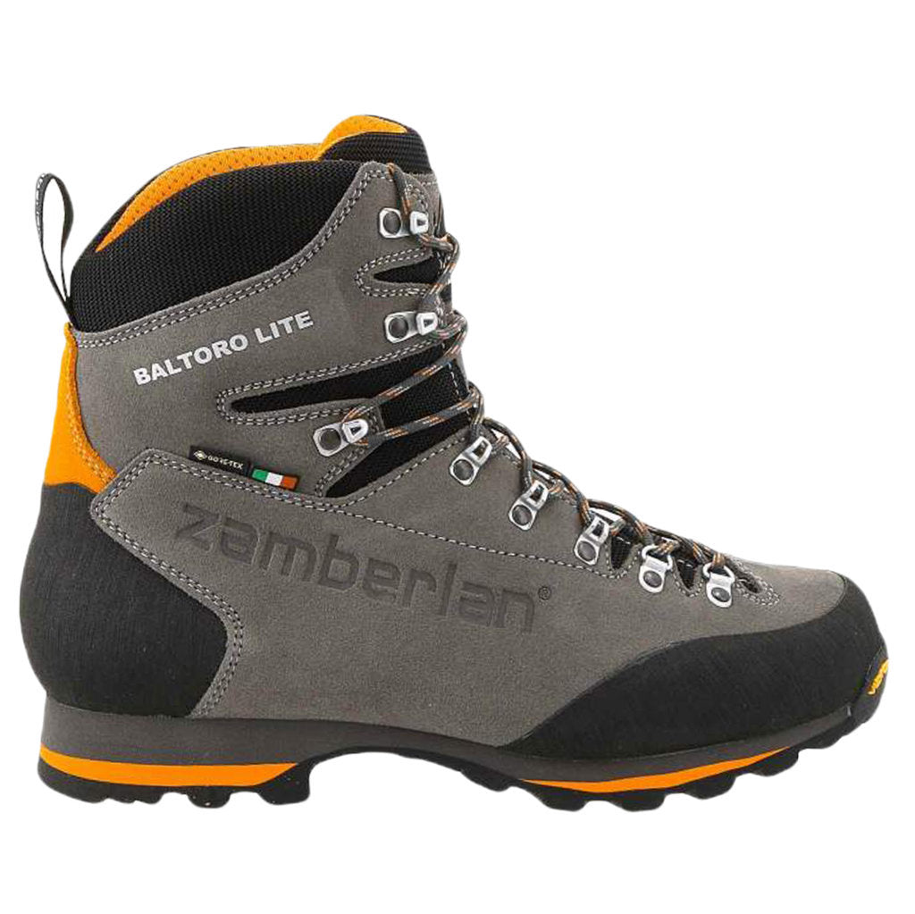Zamberlan 1110 Baltoro Lite GTX RR Suede Leather Men's Hiking Boots#color_graphite black