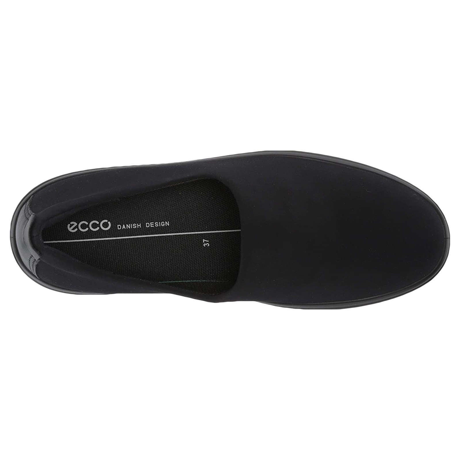 Ecco Soft 7 Wedge Textile Womens Shoes#color_black